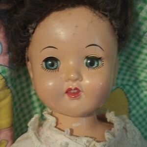 Vintage old doll that was my mom's and  mom  is 92 years young